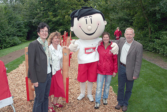 Eröffnung des Trimm Dich Parcours im Münchenr Ostpark am 13.09.2008 mit Münchens Bürgermeisterin Christine Strobl (Foto: MartiN Schmitz)